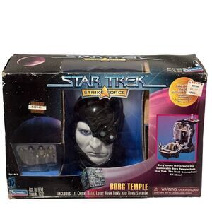 Star Trek Strike Force Borg Temple Playmates Action Figures New‎ In Box